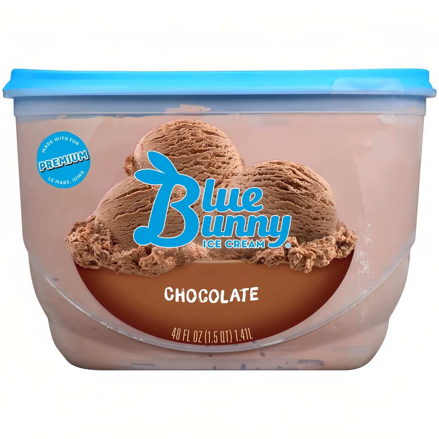 blue bunny chocolate ice cream premium