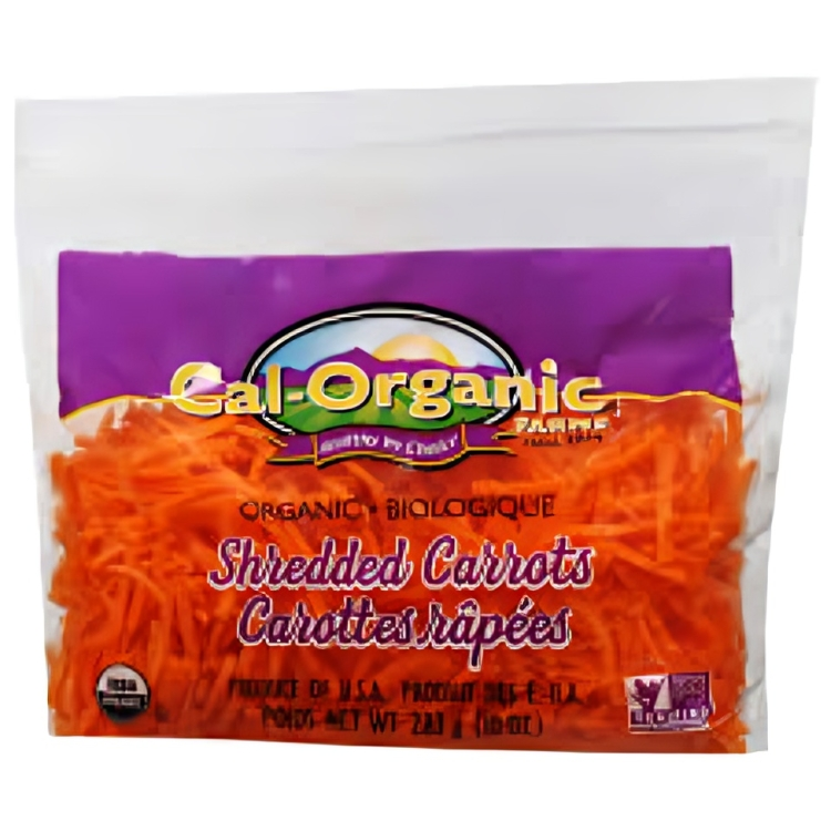 cal organic shredded carrots